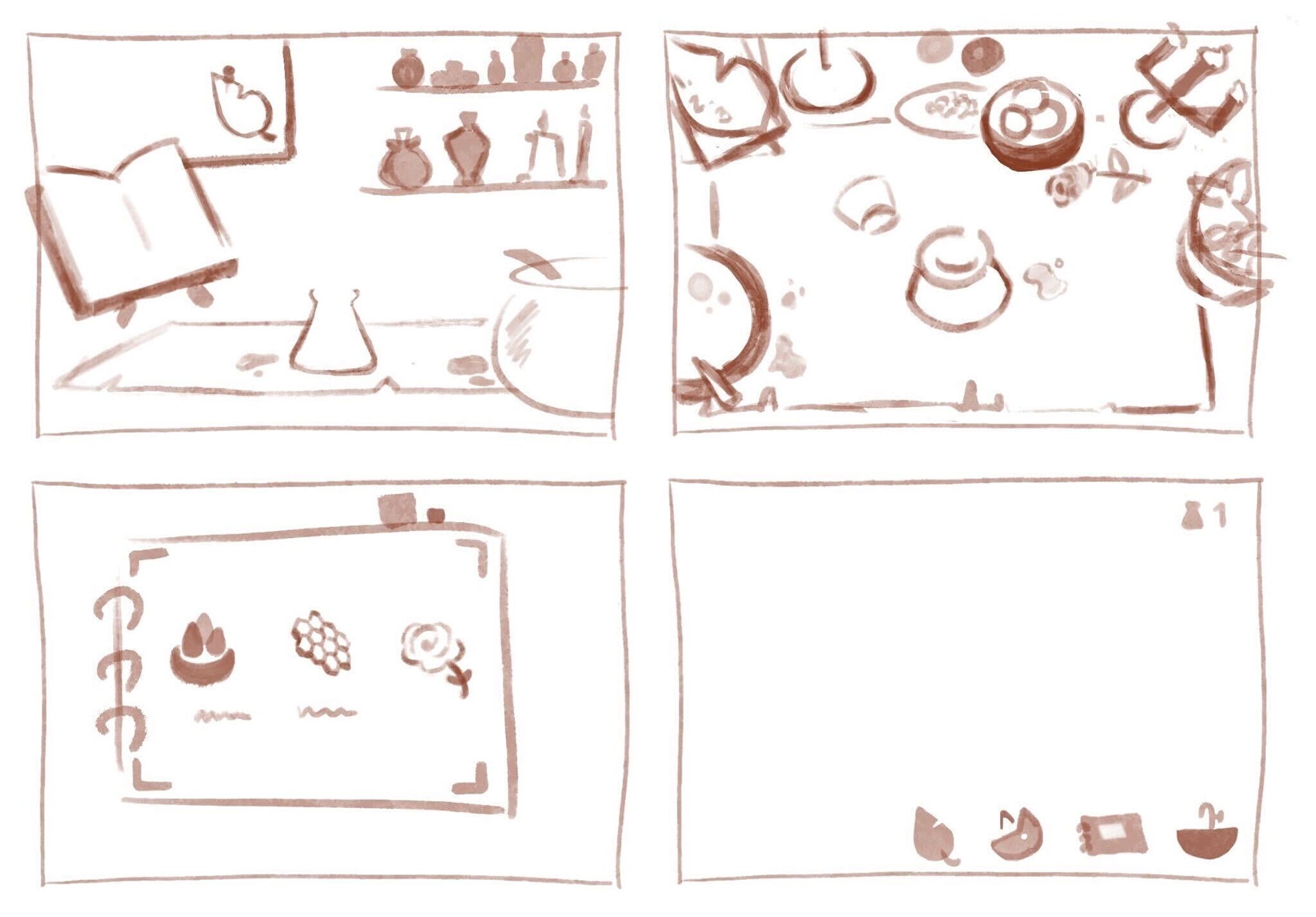 Concept art for backgrounds